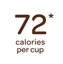 72 calories per cup